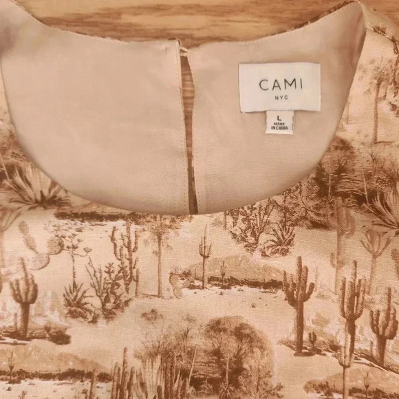 NWOT Cami NYC Flor Crop in Desert, Size Large - Picture 4 of 8